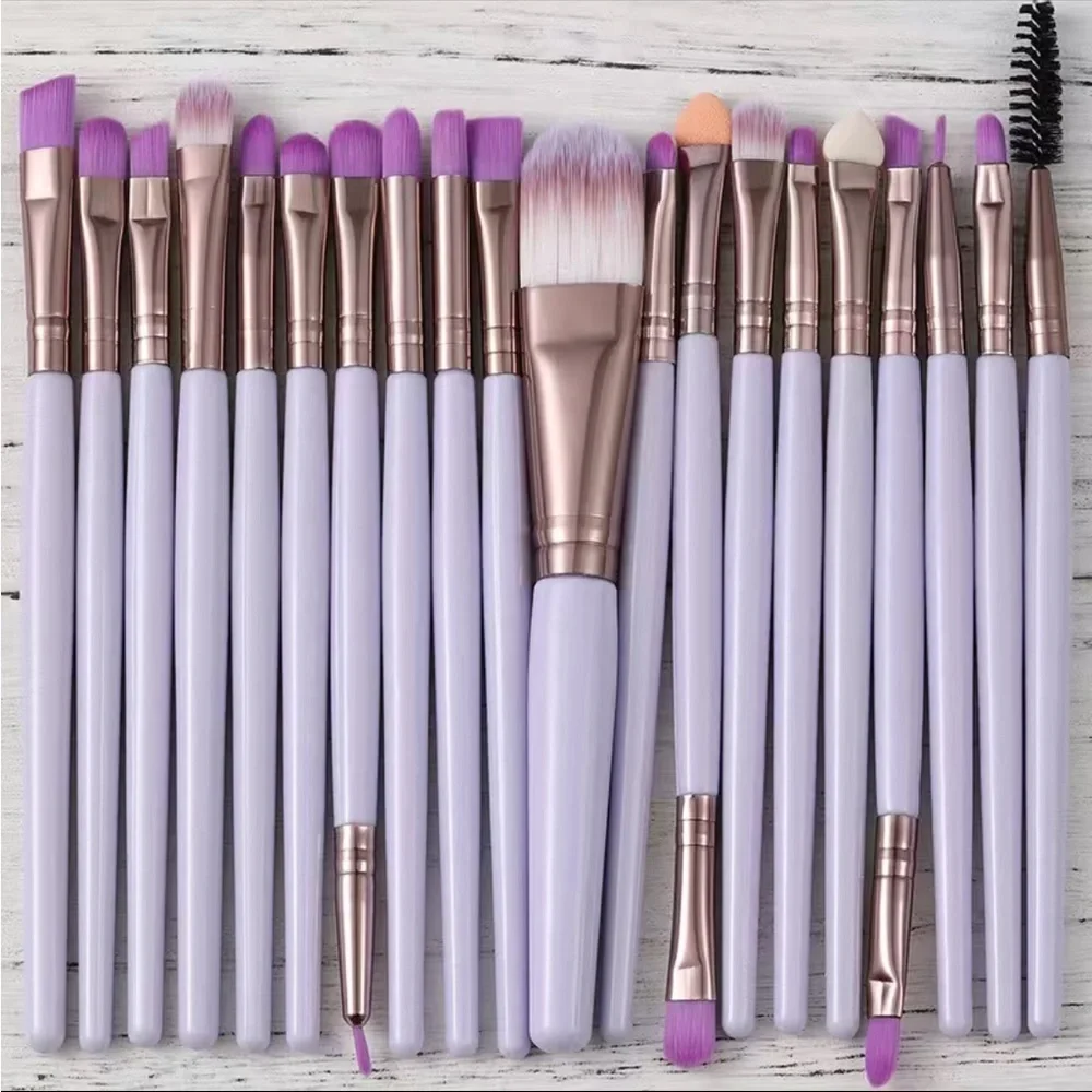 20pc Eyeshadow Makeup Brush Set High Quality